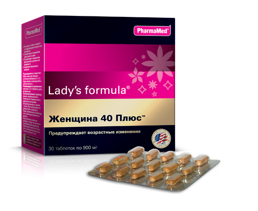 LADY'S FORMULA Женщина 40 плюс, таблетки № 30