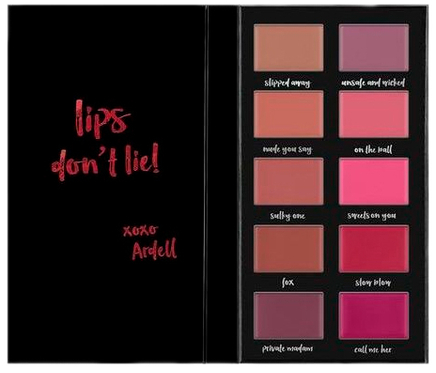 ARDELL Палетка помад (10 оттенков) / Beauty Pro lipstick pal
