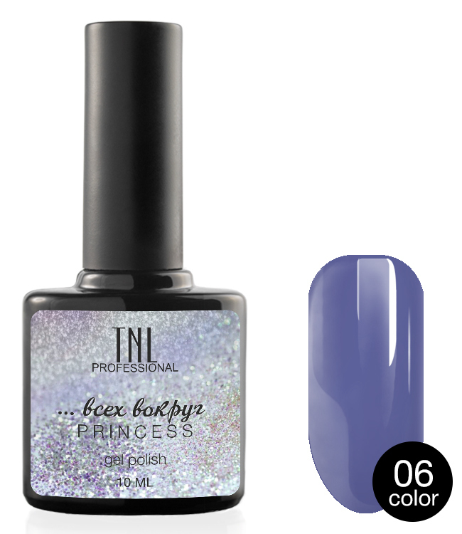 TNL PROFESSIONAL 06 гель-лак для ногтей / Princess color 10 