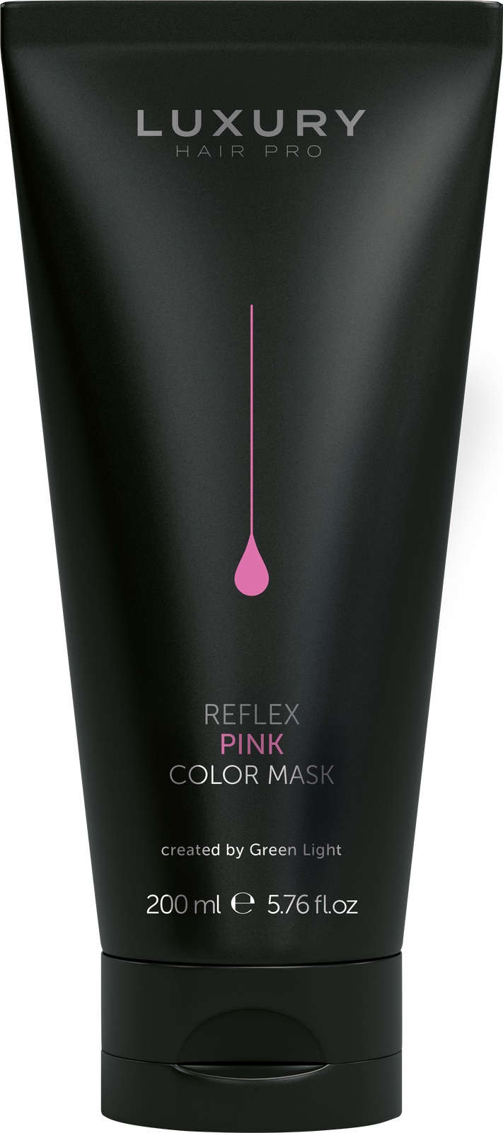 GREEN LIGHT Маска оттеночная для волос, розовая / Reflex Col