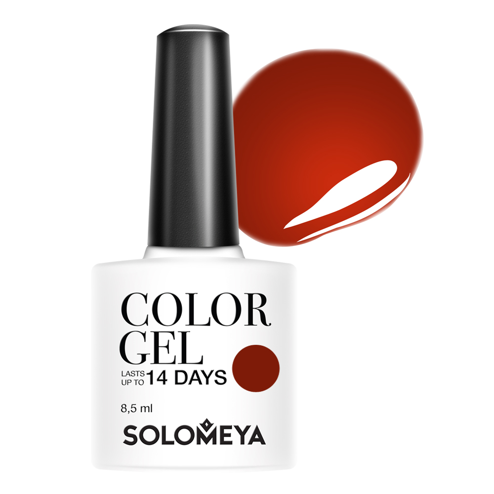 SOLOMEYA Гель-лак для ногтей 120 Сангрия / Color Gel Sangria