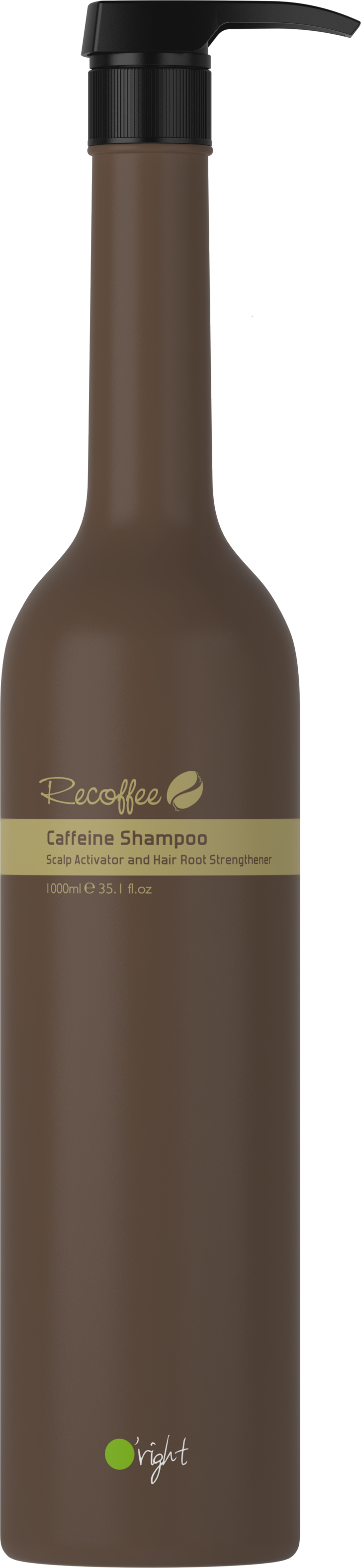 O'RIGHT Шампунь укрепляющий для волос Кофеин / Caffeine Sham
