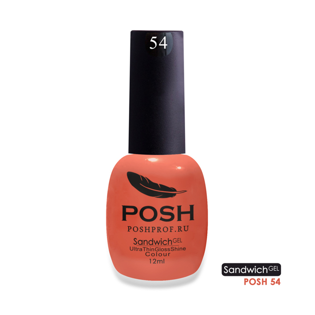 POSH 54 гель-лак для ногтей Солнце и Марс / SENDVICH GEL UV/