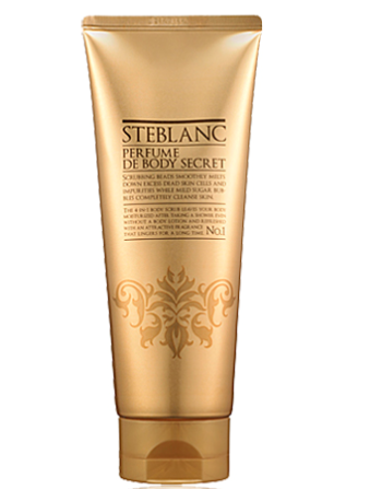 STEBLANC Скраб парфюмированный 4 в 1 для тела Золото / GOLD 