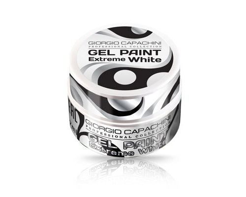 GIORGIO CAPACHINI Гель-краска для дизайна ногтей, экстра бел