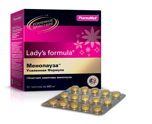 LADY'S FORMULA Менопауза усиленная формула, таблетки 860 мг 