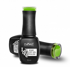 RuNail 2166 гель-лак для ногтей Зеленая виноградина / Laque 