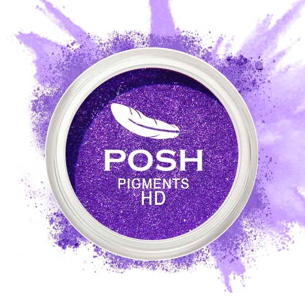 POSH Пигмент для глаз и губ, HD № 12 Темно фиолетовый 3,5 г