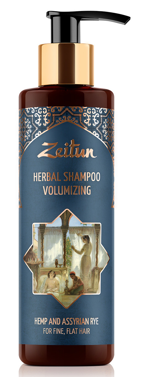 ZEITUN Фито-шампунь для густоты и объема волос 200 мл