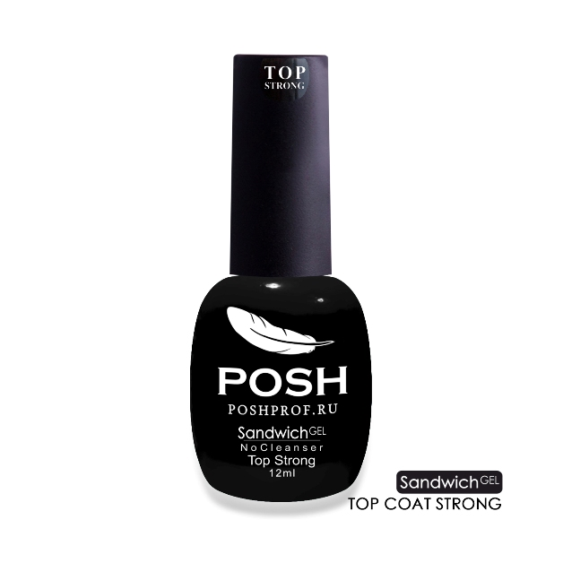 POSH Покрытие верхнее / Top Strong SENDVICH GEL UV/LED 12 мл