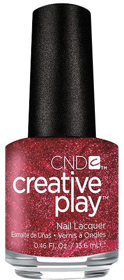 CND 415 лак для ногтей / Crimson Like It Hot Creative Play 1