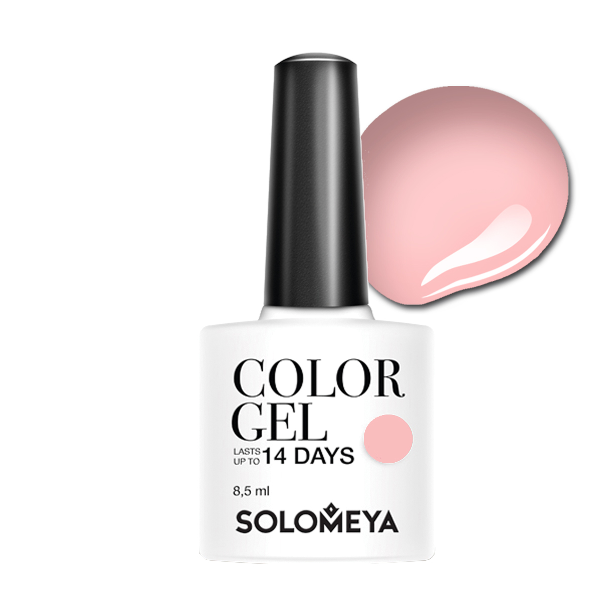 SOLOMEYA Гель-лак для ногтей SCG020 Чайная роза / Color Gel 