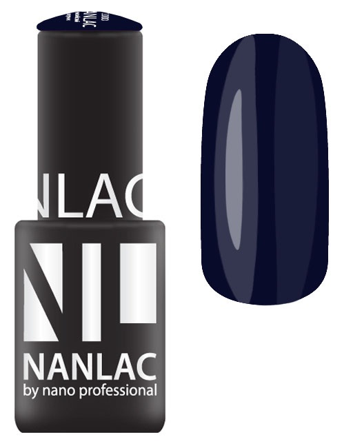 NANO PROFESSIONAL 2187 гель-лак для ногтей, black blue / NAN