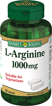 NATURE’S BOUNTY L-Аргинин, таблетки 1000 мг № 50