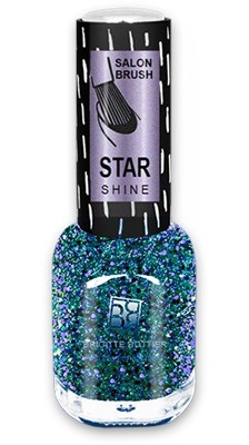 BRIGITTE BOTTIER 422 лак для ногтей, голубые блестки / Star 