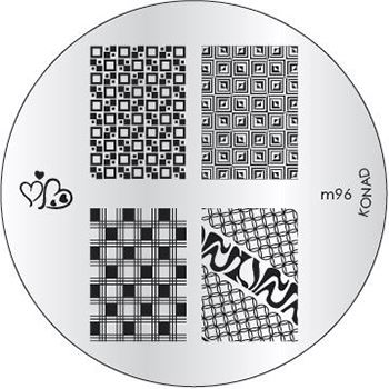 KONAD Форма печатная, диск с рисунками / image plate M96 10 