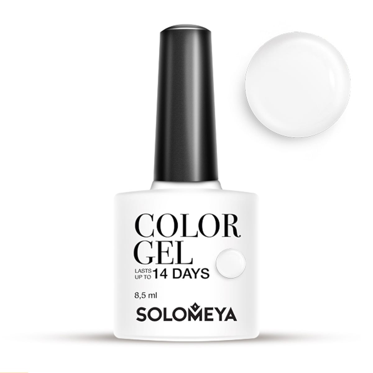 SOLOMEYA Гель-лак для ногтей SCG154 Молоко / Color Gel Milk 
