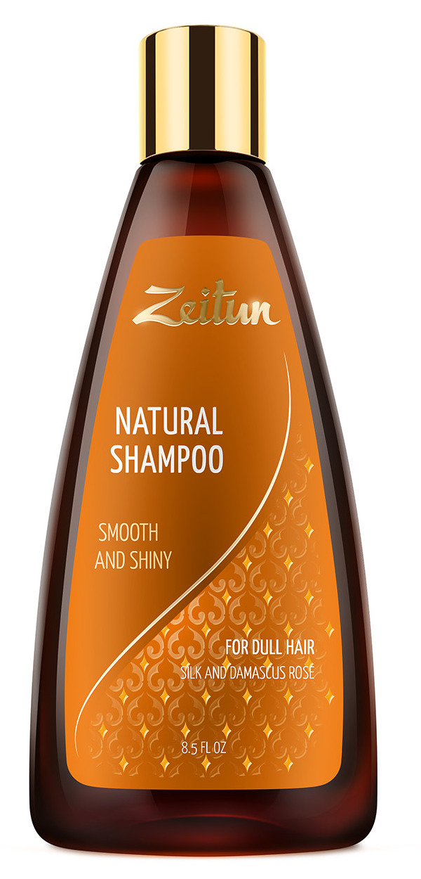 ZEITUN Шампунь для тусклых непослушных волос Гладкость и бле