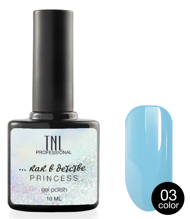TNL PROFESSIONAL 03 гель-лак для ногтей / Princess color 10 