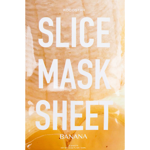 KOCOSTAR Маска-слайс для лица, банан / SLICE MASK SHEET BANA