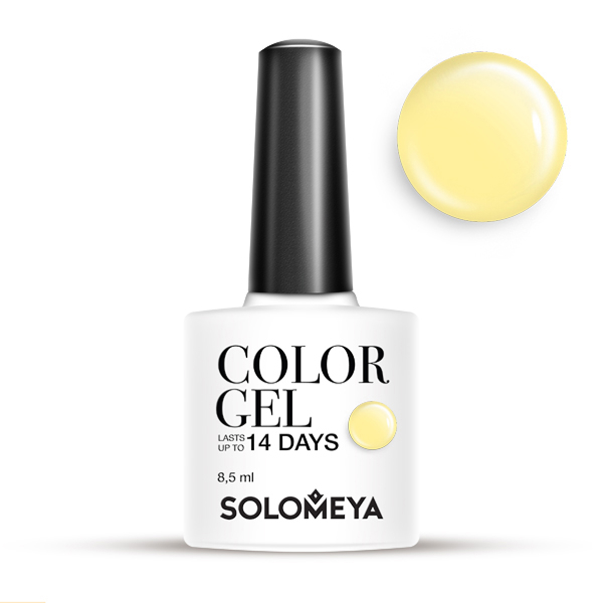 SOLOMEYA Гель-лак для ногтей SCG026 Лимон / Color Gel Lemon 