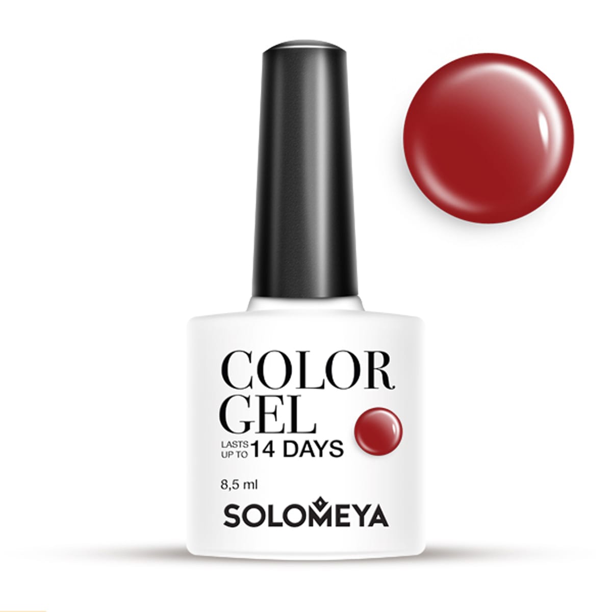 SOLOMEYA Гель-лак для ногтей SCG138 Бордо / Color Gel Bordea