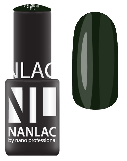 NANO PROFESSIONAL 2186 гель-лак для ногтей, black green / NA