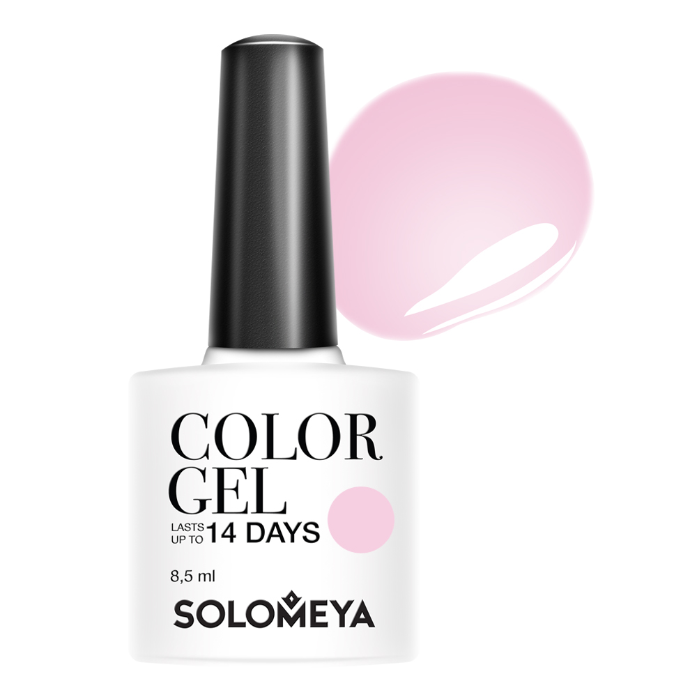 SOLOMEYA Гель-лак для ногтей 113 Розовый шелк / Color Gel Pi