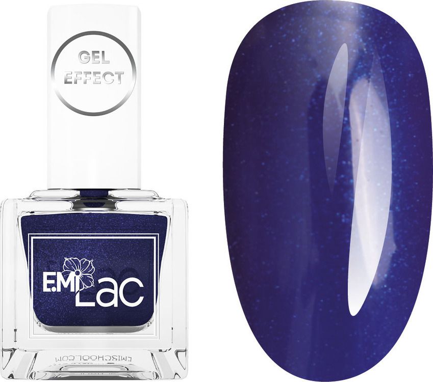 E.MI 071 лак ультрастойкий для ногтей, Королевский синий / G