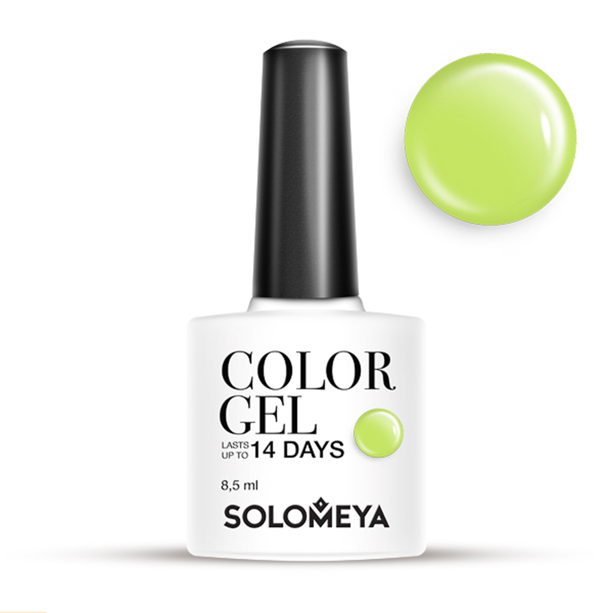SOLOMEYA Гель-лак для ногтей SCG166 Фисташка / Color Gel Pis