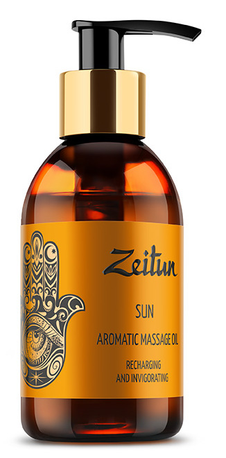 ZEITUN Масло ароматическое массажное Солнце (лемонграсс, гре