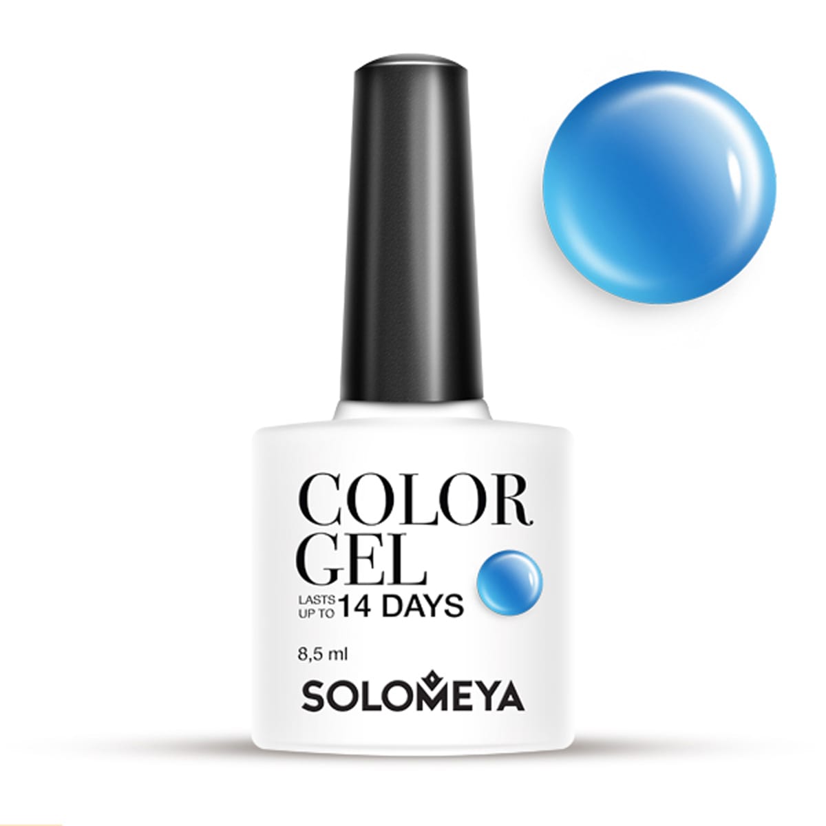 SOLOMEYA Гель-лак для ногтей SCG068 Голубая конфета / Color 