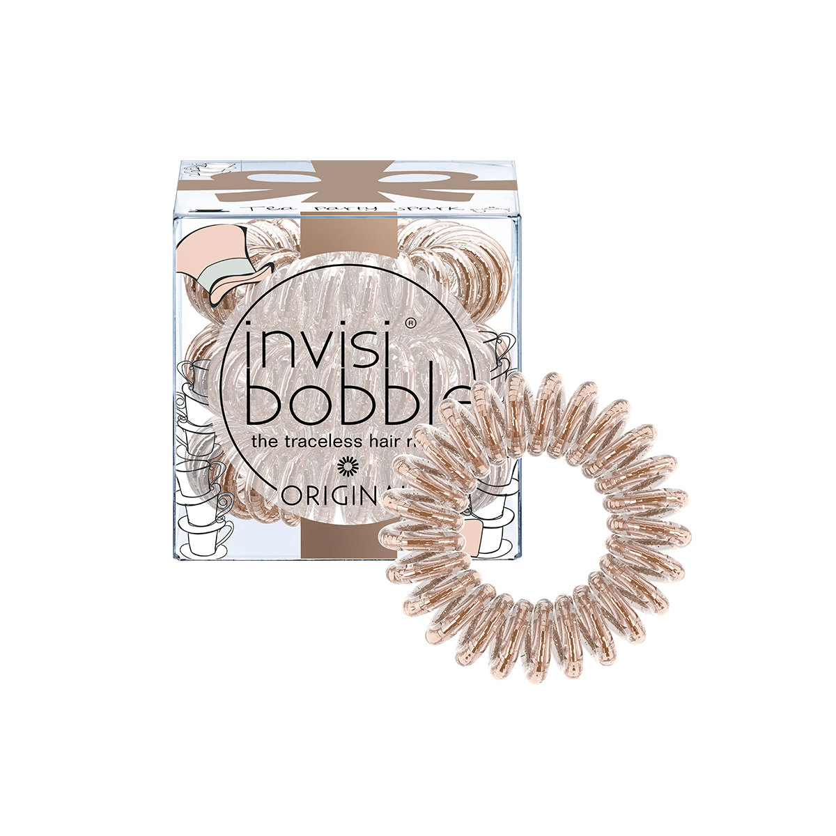 INVISIBOBBLE Резинка-браслет для волос / ORIGINAL Tea Party 
