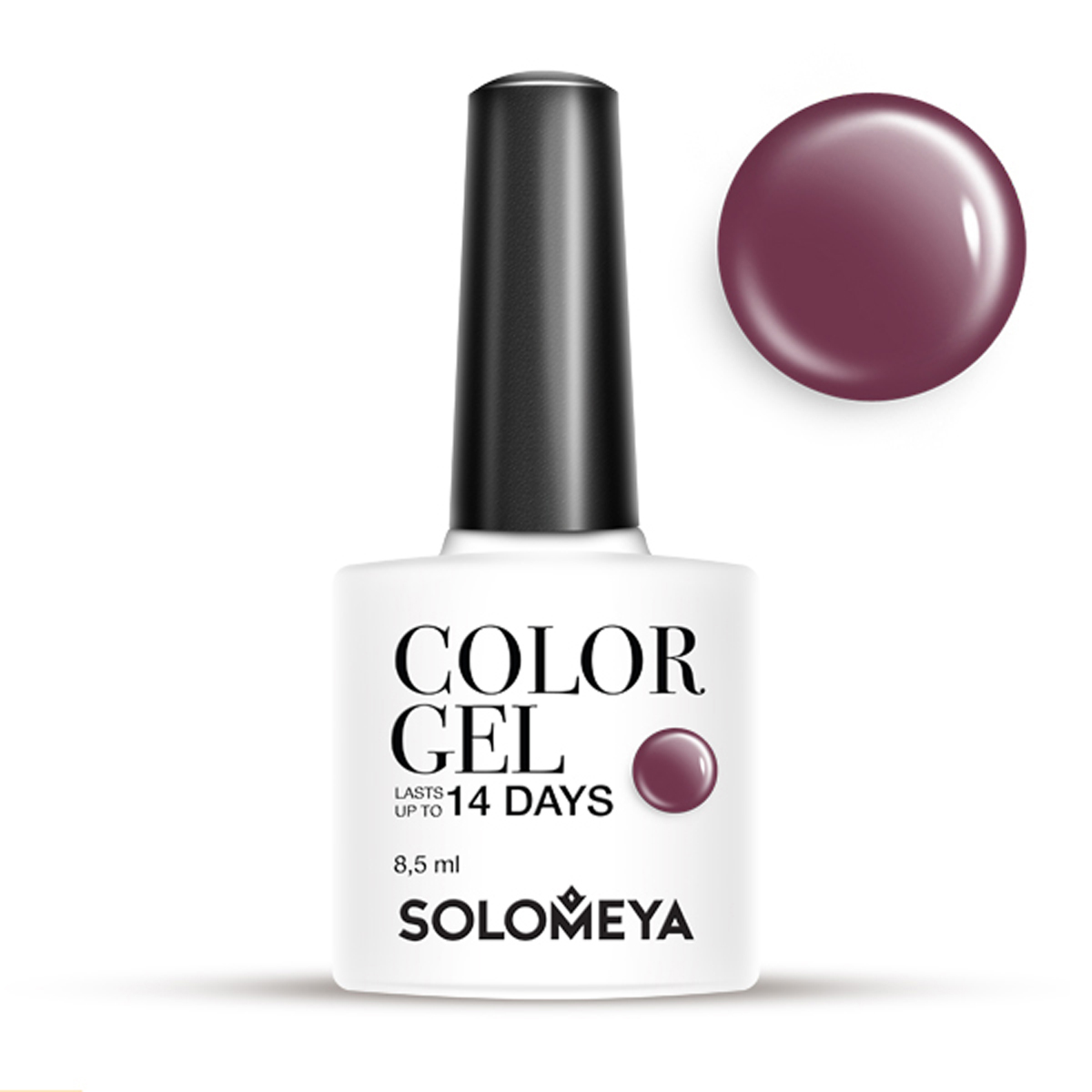 SOLOMEYA Гель-лак для ногтей SCG162 Красно-фиолетовый / Colo