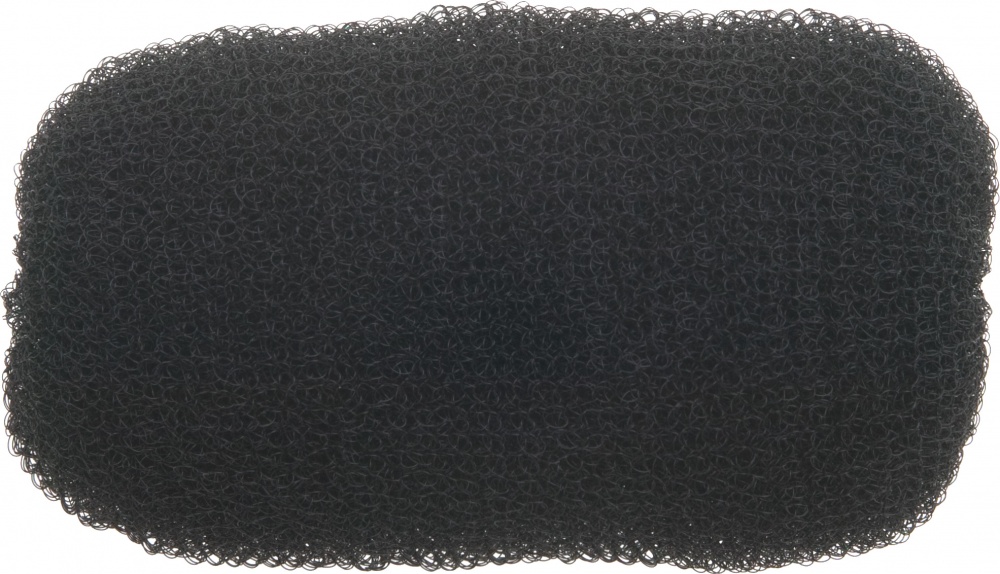 DEWAL PROFESSIONAL Валик для прически, сетка, черный d 12 см