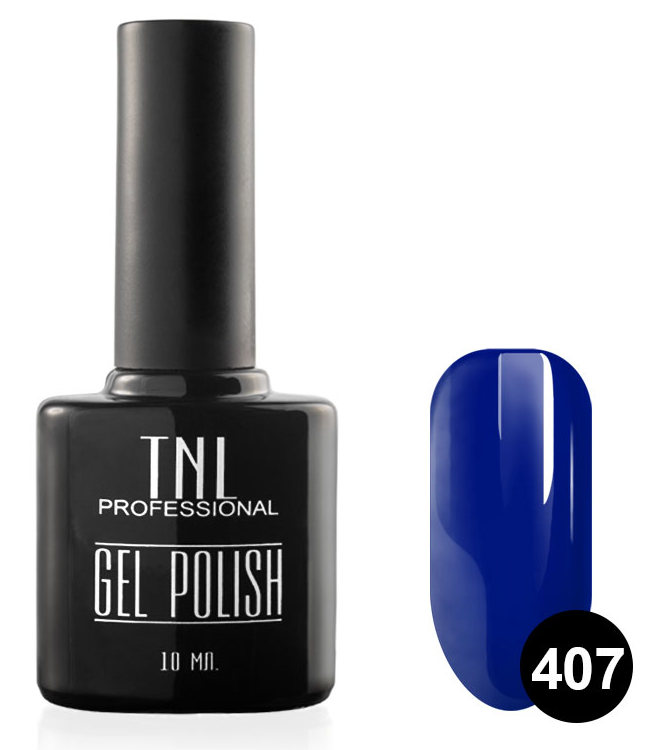 TNL PROFESSIONAL 407 гель-лак для ногтей, синий самоцвет 10 
