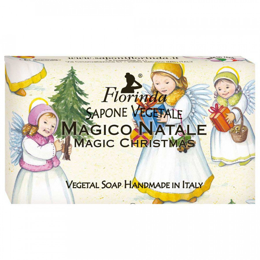 FLORINDA Мыло растительное, магия рождества / Magico Natale 
