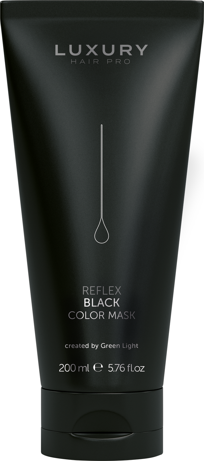 GREEN LIGHT Маска оттеночная для волос, черная / Reflex Colo
