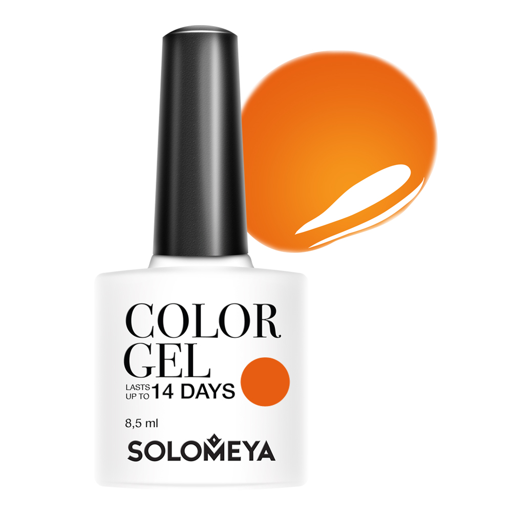 SOLOMEYA Гель-лак для ногтей 116 Сладкая тыква / Color Gel S