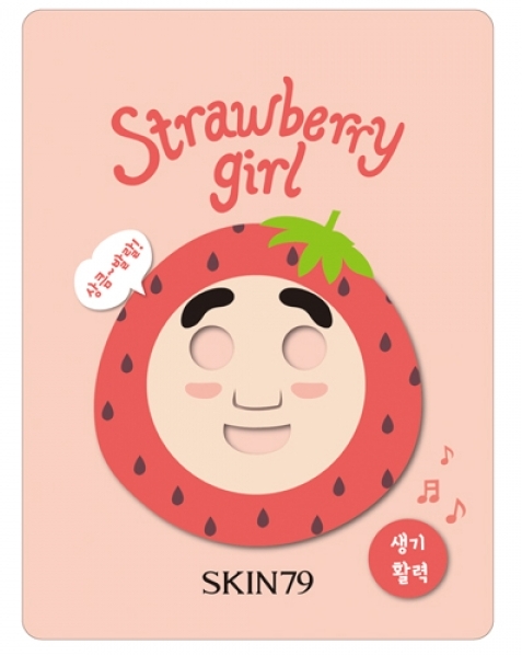 SKIN79 Маска тканевая для лица Клубника / Fruit Mask Strawbe
