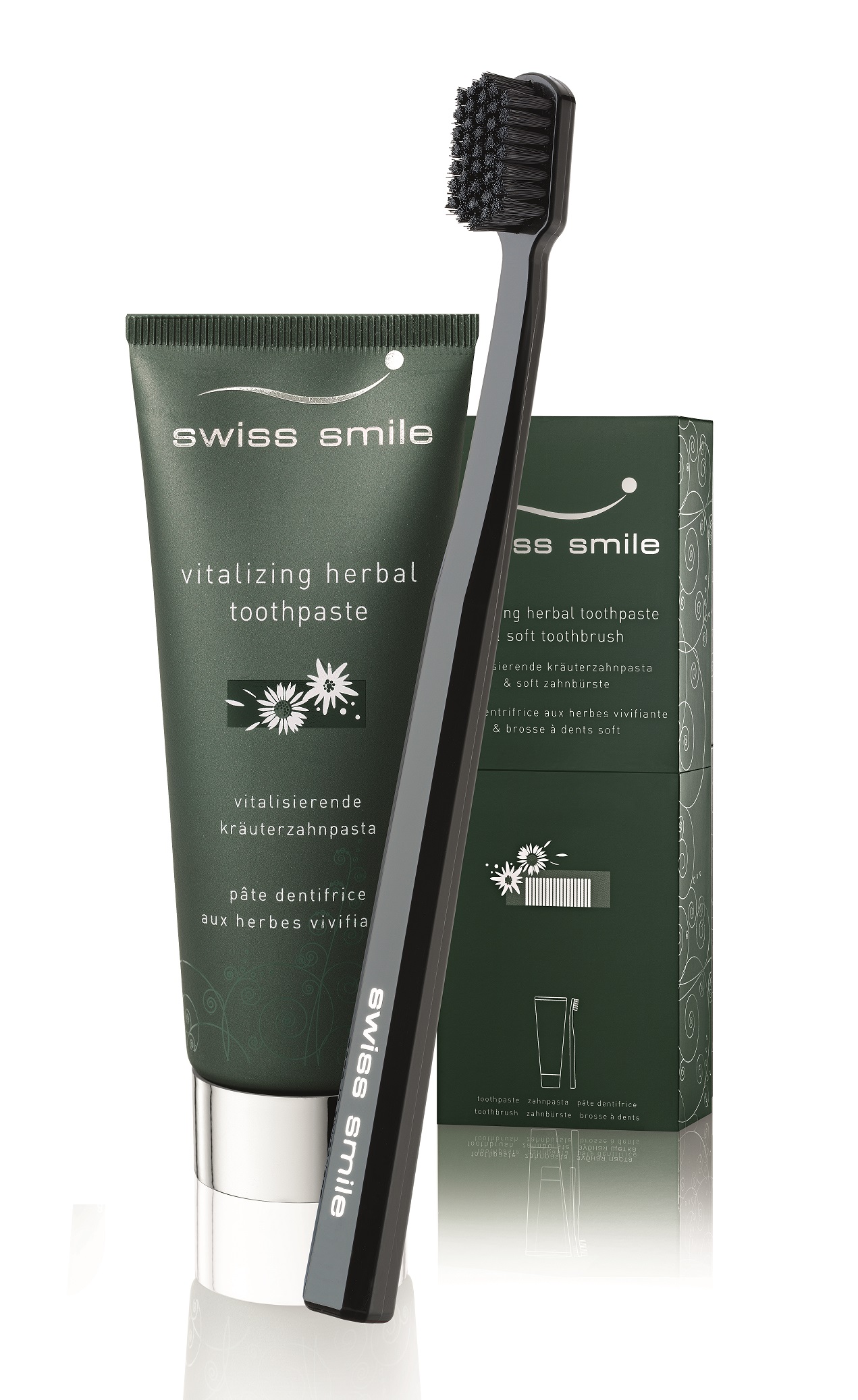 SWISS SMILE Набор Женева (витаминно-травяная паста и мягкая 