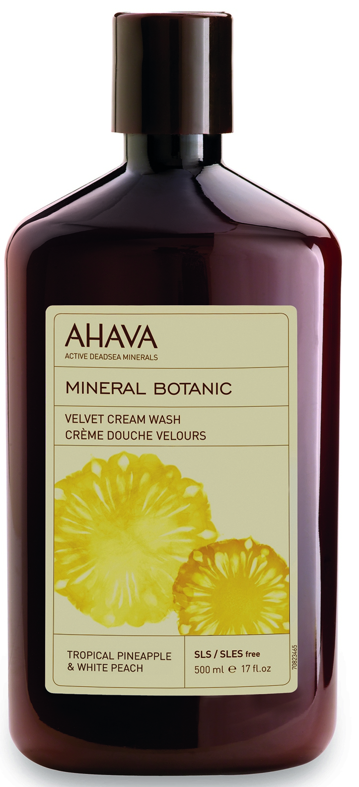 AHAVA Крем-мыло жидкое бархатистое, тропический ананас и бел
