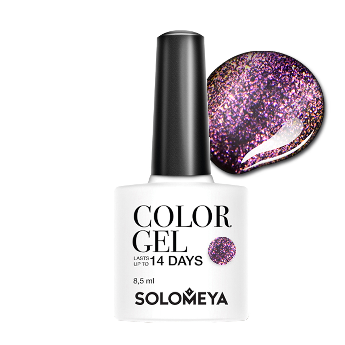 SOLOMEYA Гель-лак для ногтей SCGС027 Аметрин / Color Gel Ame