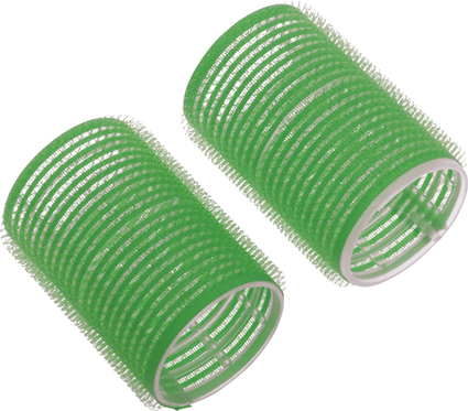 DEWAL PROFESSIONAL Бигуди-липучки зеленые d 20 мм 12 шт/уп