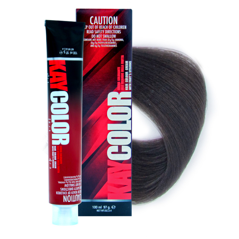 KAYPRO 6.1 краска для волос, темно-русый пепельный интенсивн