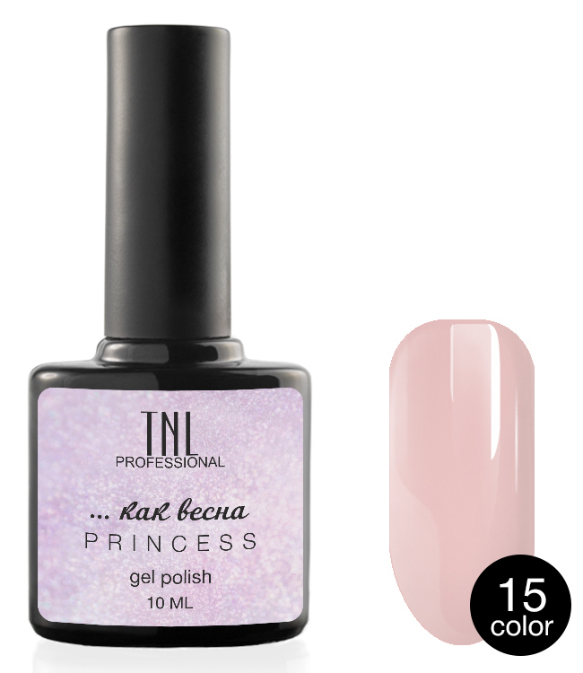 TNL PROFESSIONAL 15 гель-лак для ногтей / Princess color 10 