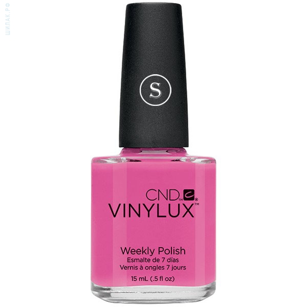 CND 121 лак недельный для ногтей / Hot Pop Pink VINYLUX 15 м