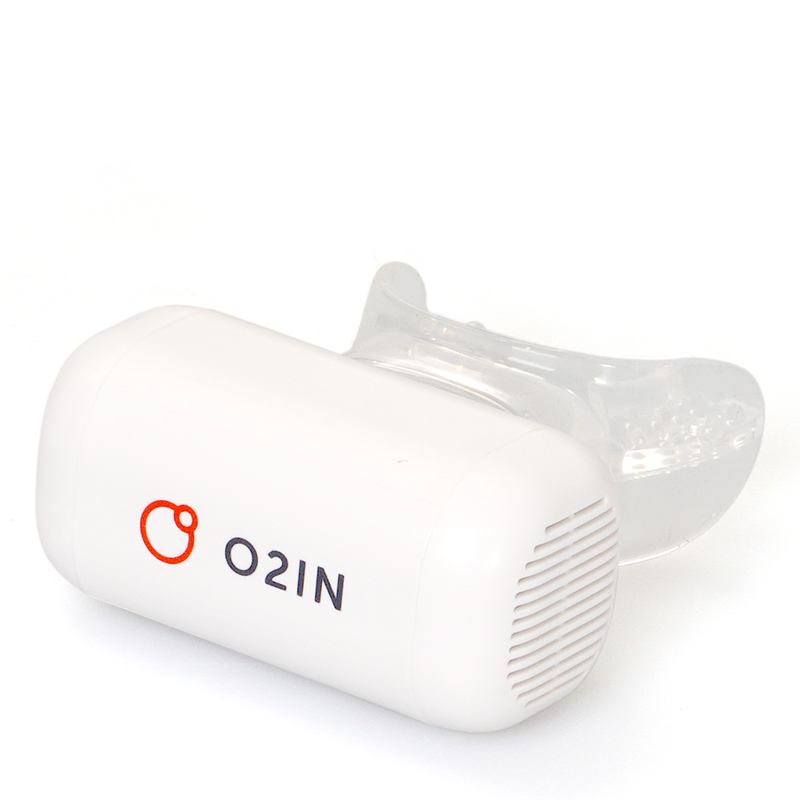 O2IN Тренажер дыхательный, цвет чехла белый / Pro
