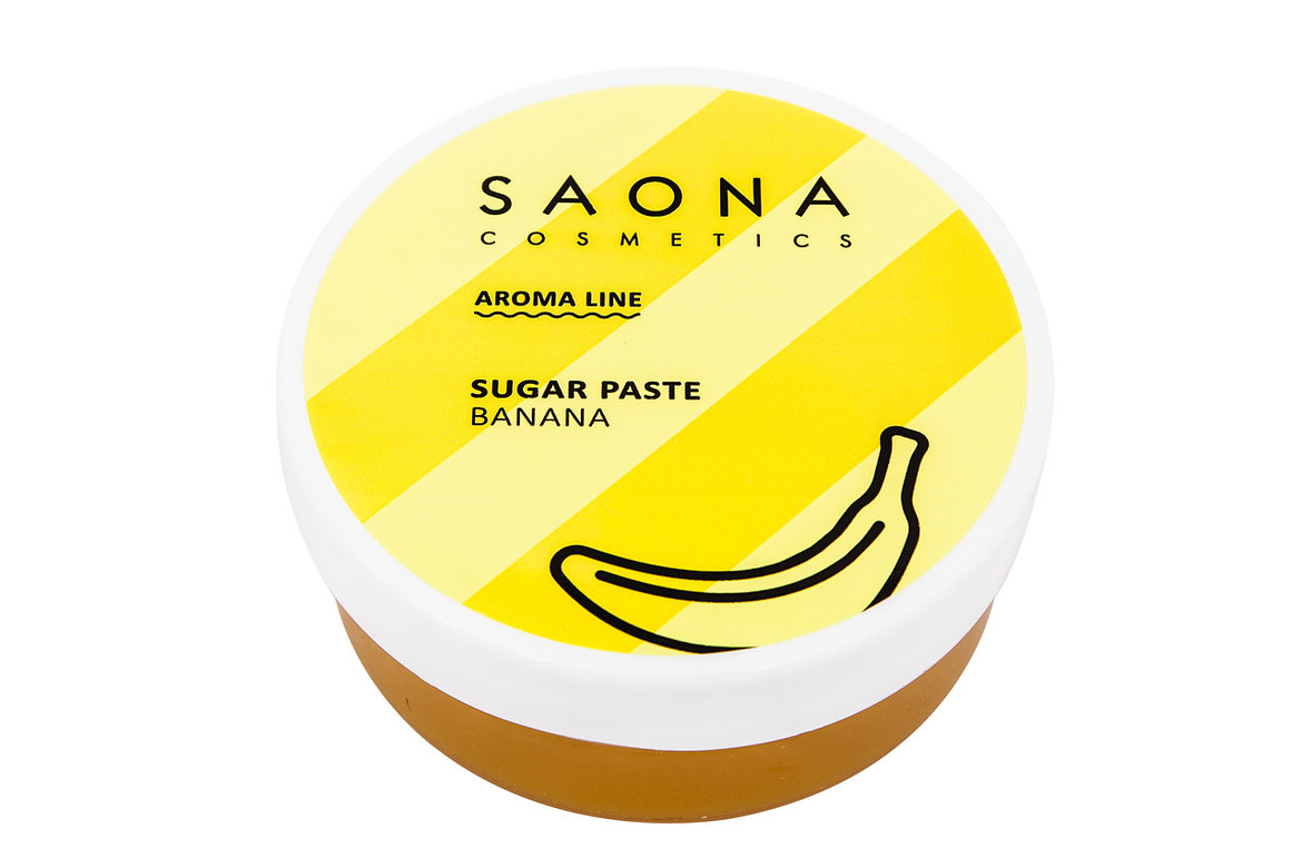 SAONA COSMETICS Паста сахарная для шугаринга, банановая / SP