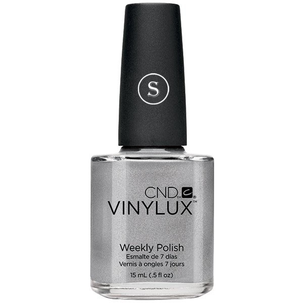 CND 148 лак недельный для ногтей / Silver Chrome VINYLUX 15 